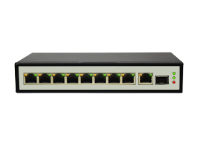 8 port 10/100Mbps+1个Gigabit Combo unmanaged POE switch